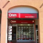 Enseigne de franchise Orpi